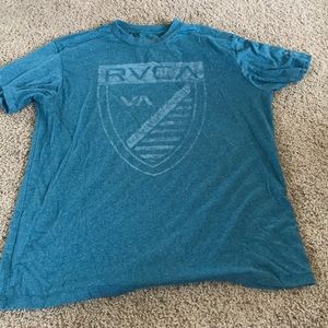 RVCA Mens teal T-shirt